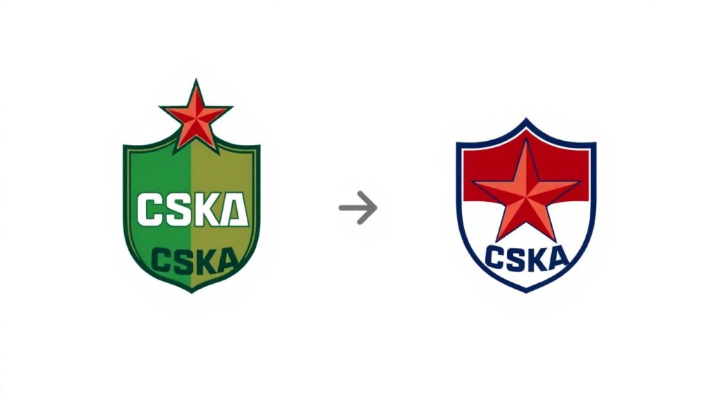 Эволюция символики ЦСКА: от старой эмблемы до современного бренда клуба - иллюстрация