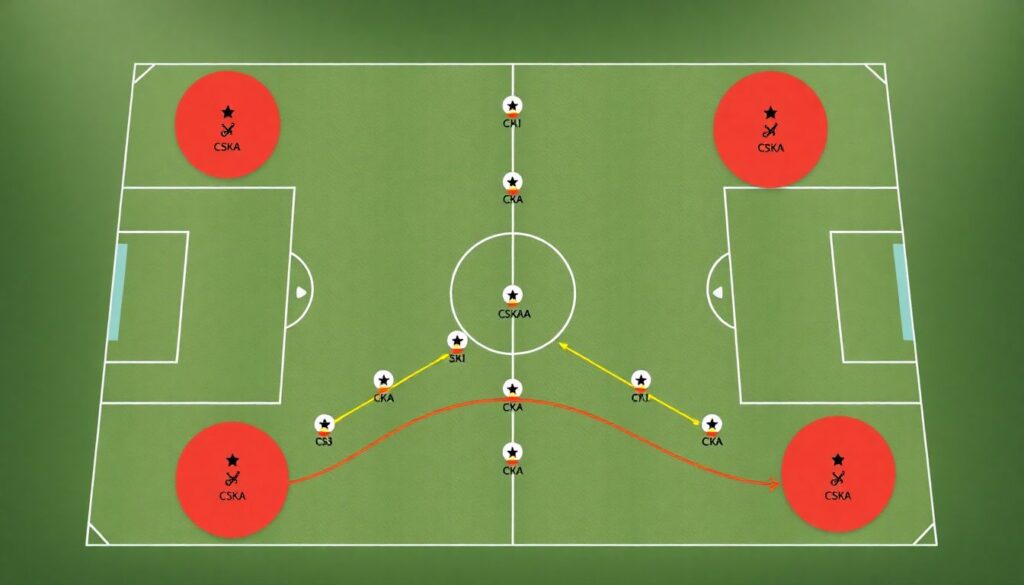 Тактический разбор последнего матча ЦСКА: сильные и слабые стороны команды - иллюстрация