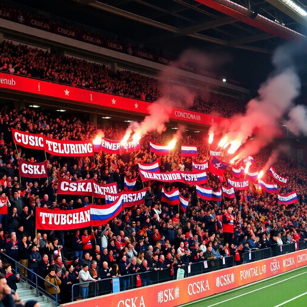 Фанатские традиции ЦСКА: кричалки, баннеры и уникальная атмосфера на трибунах